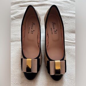 Ferca 81 Heels Decollette Trap Napa Sand